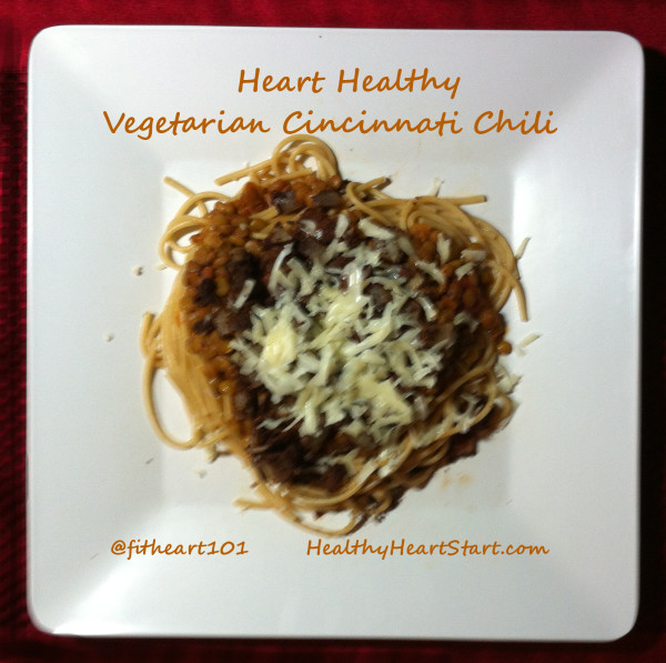 Heart Healthy Vegetarian Cincinnati Chili